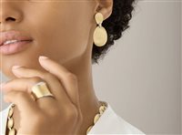 Orecchini Marco Bicego Donna Lunaria in Oro giallo Diamante 0.036 Ct OB1460_B - OB1460_B